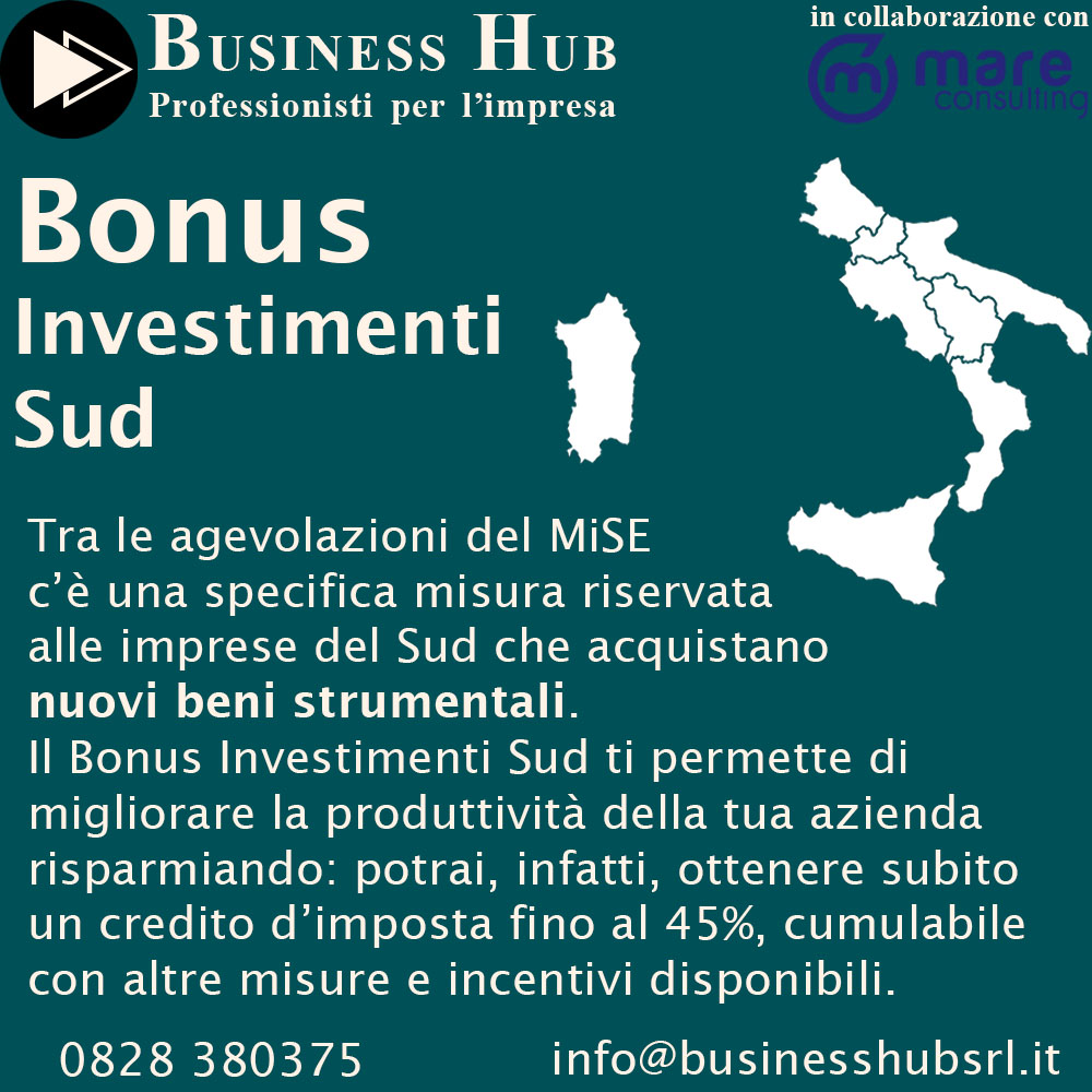 Bonus Investimenti Sud