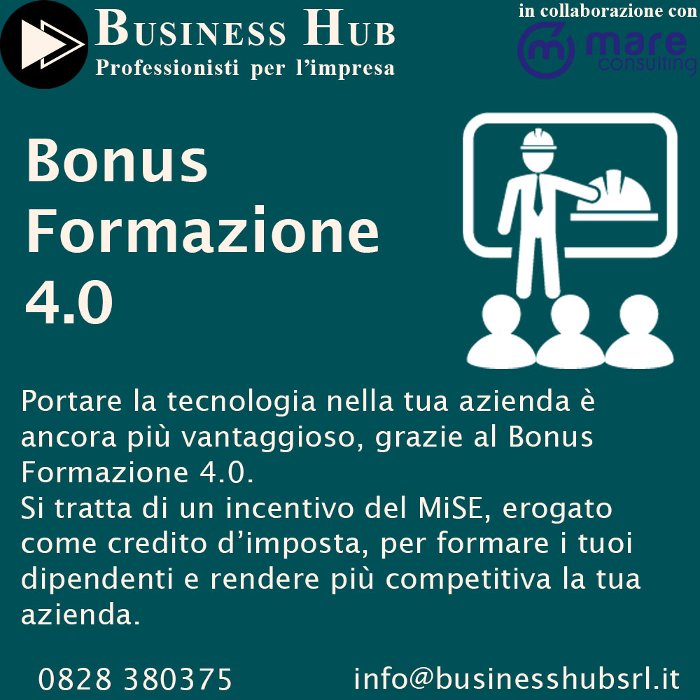 Bonus Formazione 4.0