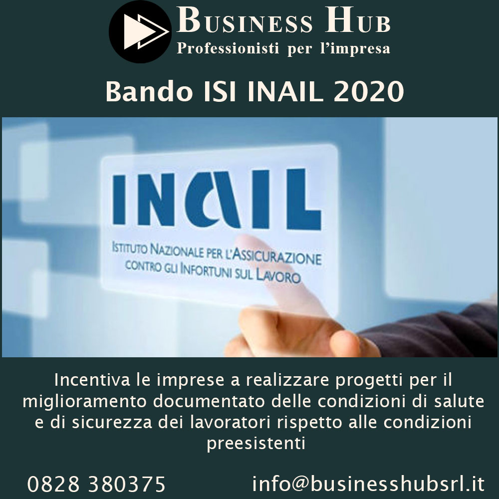 Bando ISI INAIL 2020