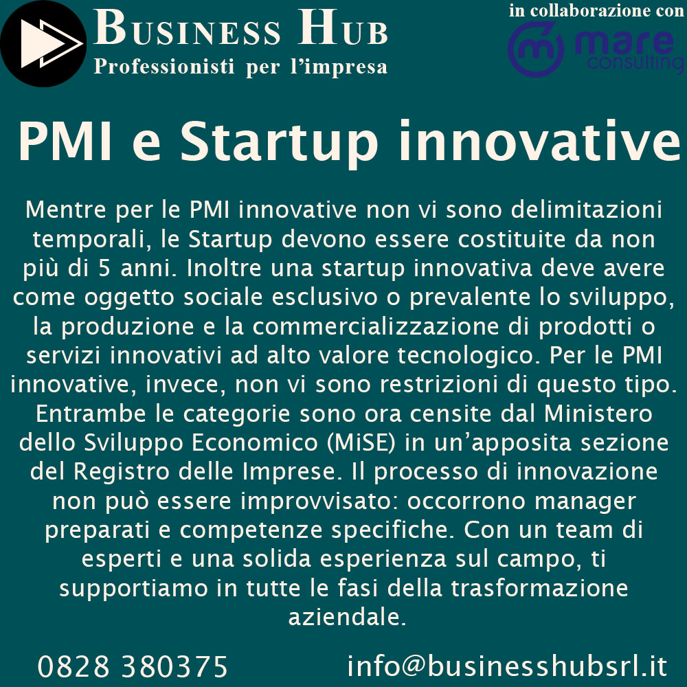 Pmi e Start-up innovative