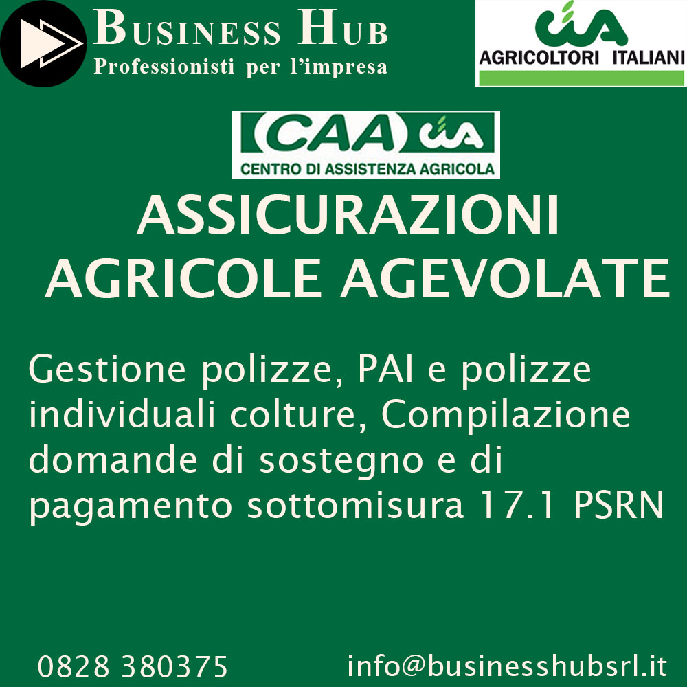 SERVIZI CAA CIA - ASSICURAZIONI AGRICOLE AGEVOLATE