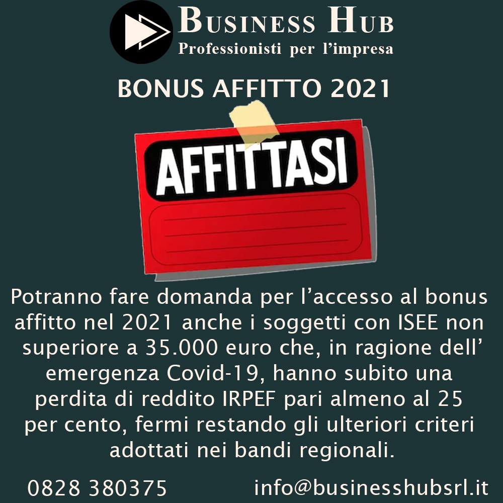 Bonus Affitto 2021