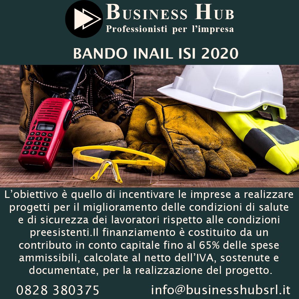 Bando Inail ISI 2020