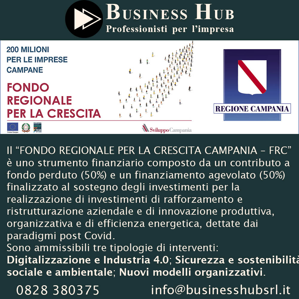 FONDO REGIONALE PER LA CRESCITA CAMPANIA – FRC